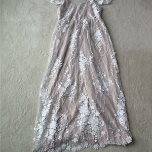 Maternity Minuet Floral Lace Dress